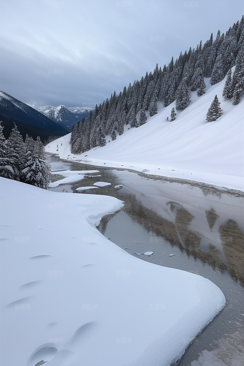 雪山之旅冰雪世界的奇妙冒险