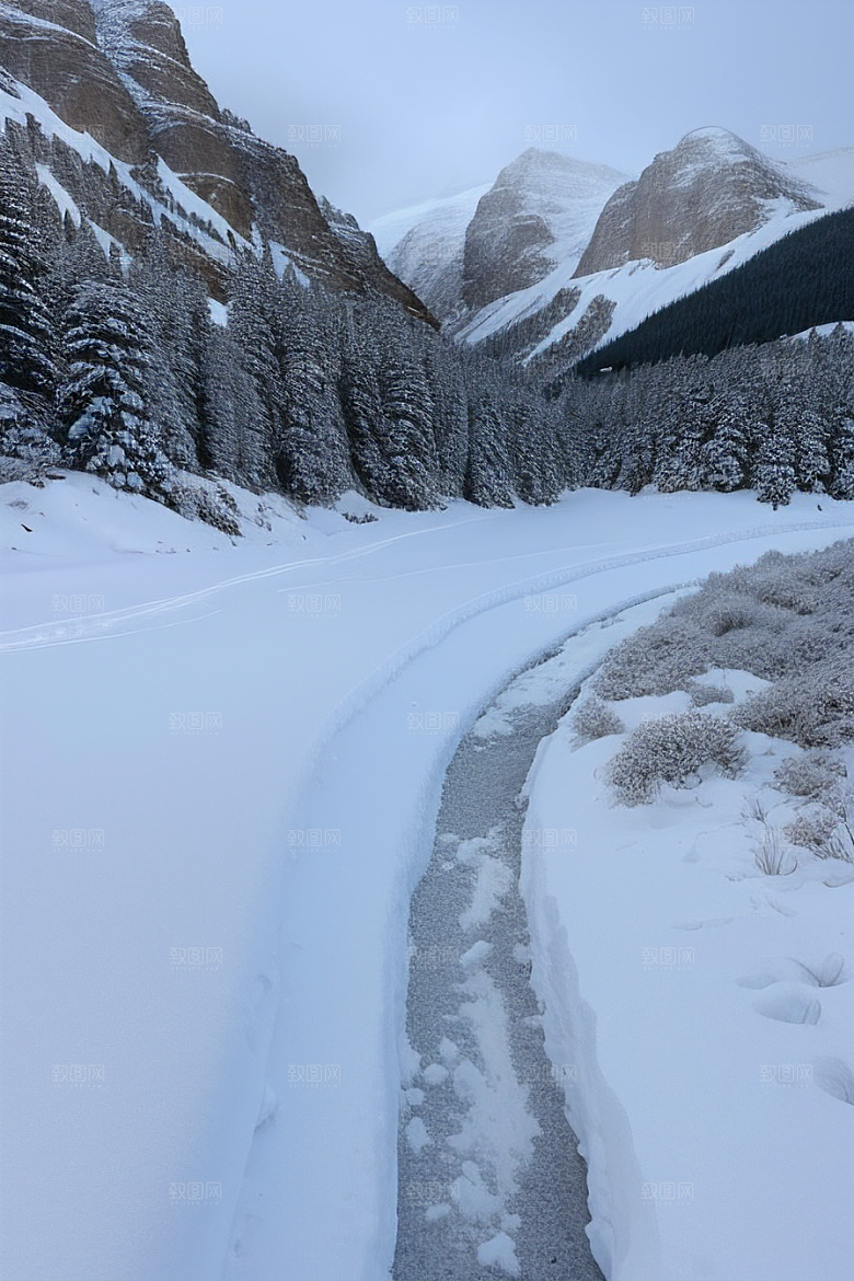雪山之旅冰雪世界的奇妙冒险