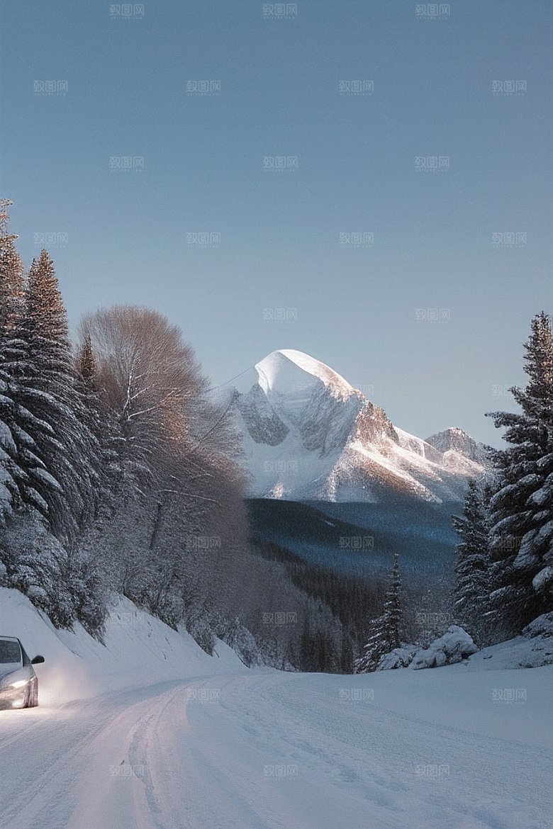 雪山之旅冰雪世界的奇妙冒险
