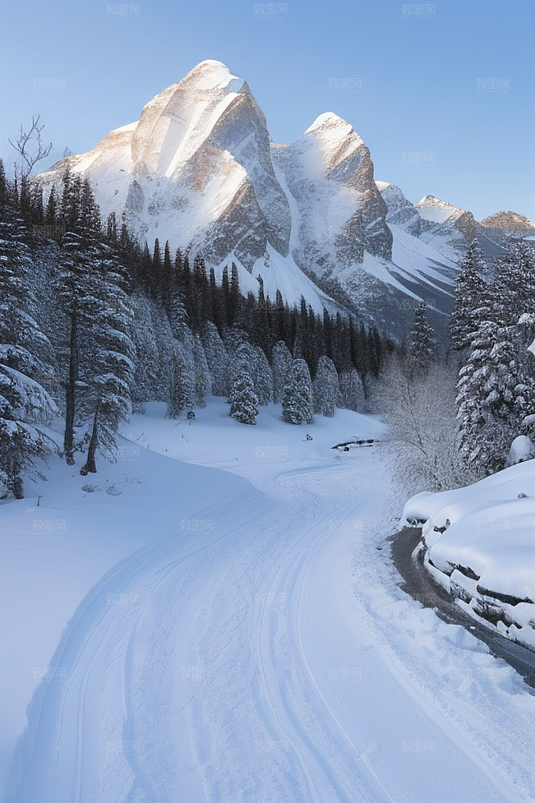 雪山之旅冰雪世界的奇妙冒险