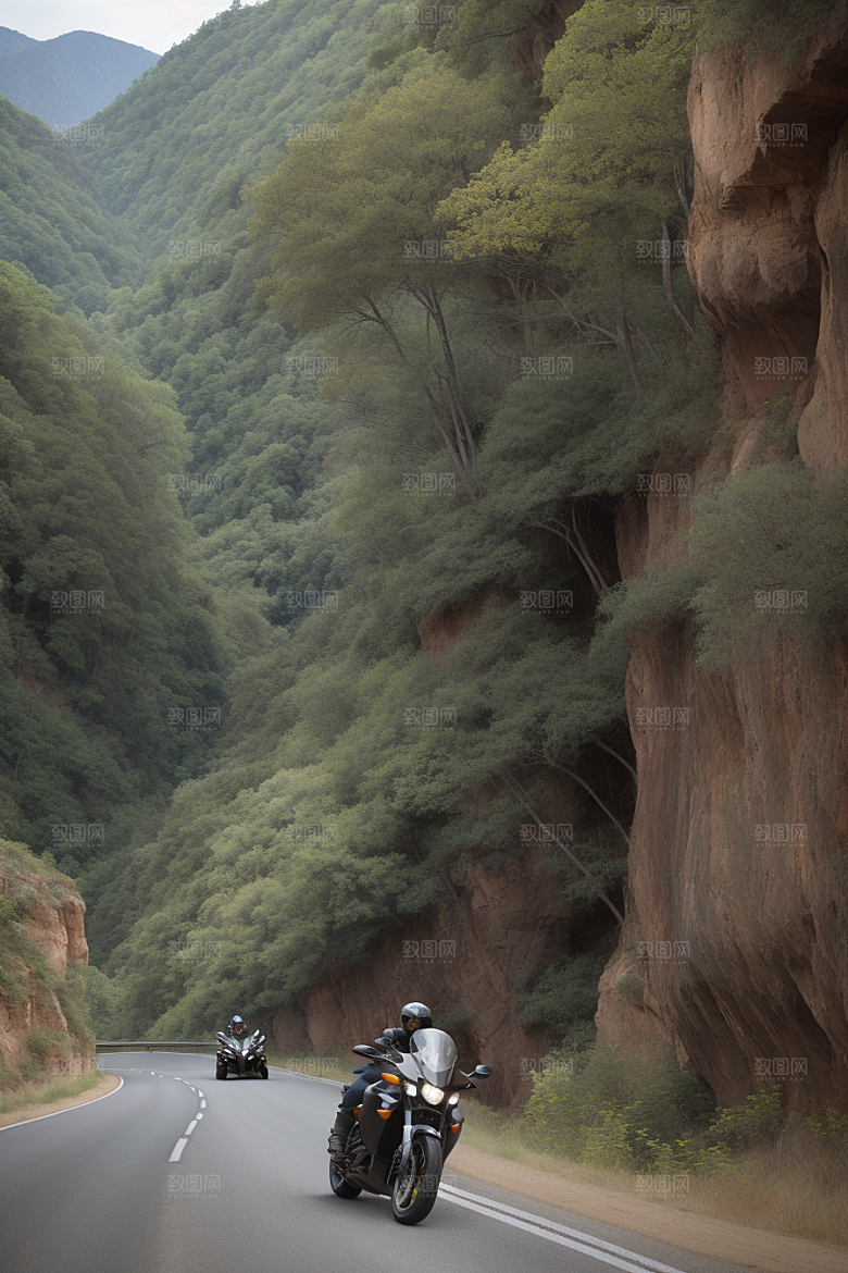自由驾驶摩托驰骋峡谷的速度与自由