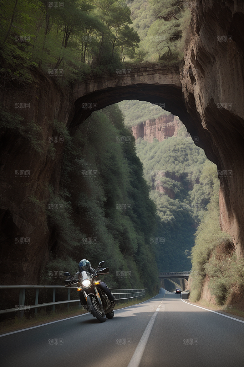 自由驾驶摩托驰骋峡谷的速度与自由