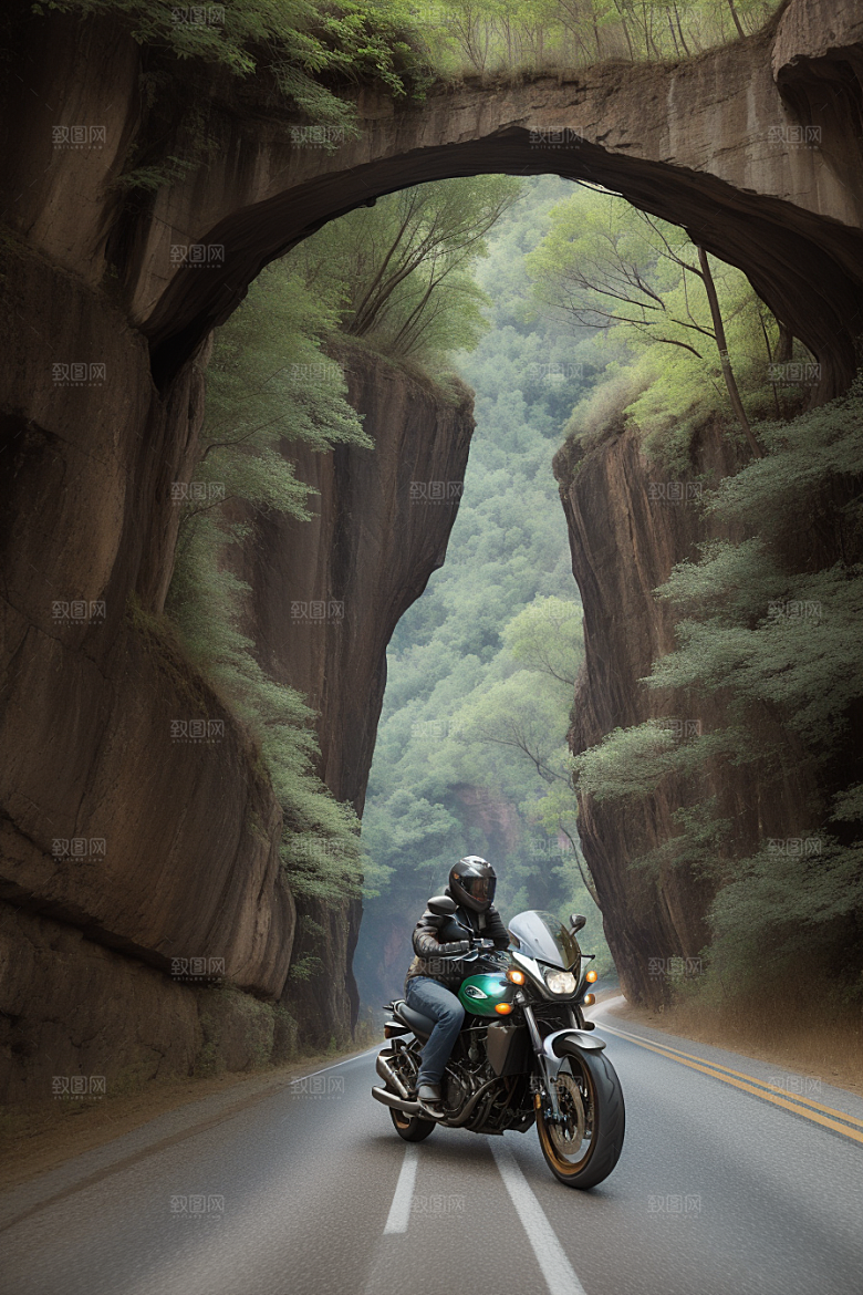 峡谷之旅穿越壮丽峡谷的摩托壮游