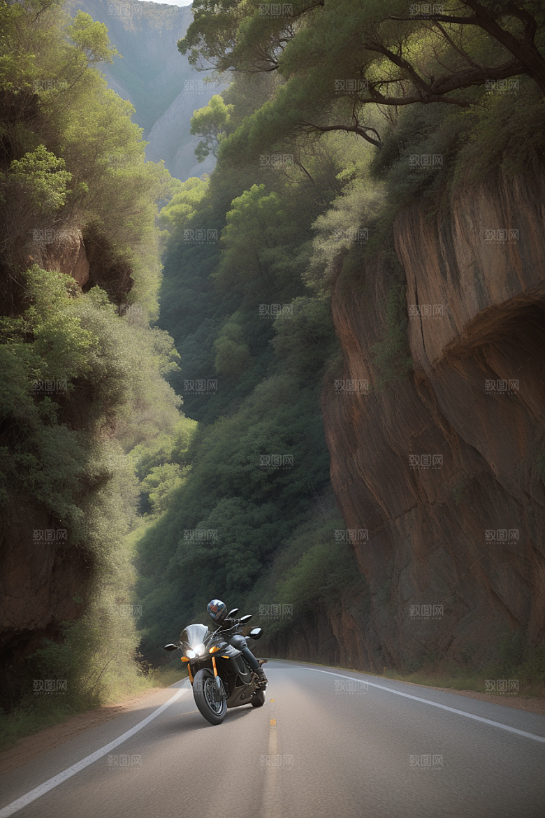 峡谷之旅穿越壮丽峡谷的摩托壮游