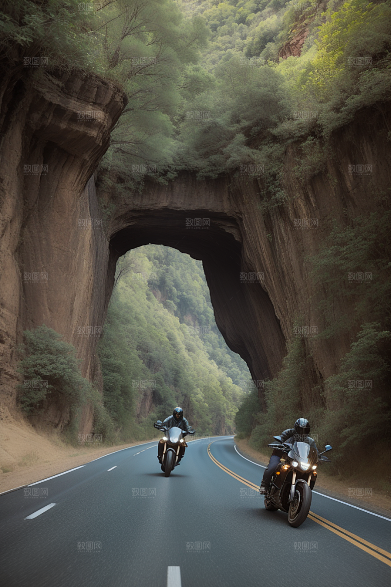 峡谷之旅穿越壮丽峡谷的摩托壮游