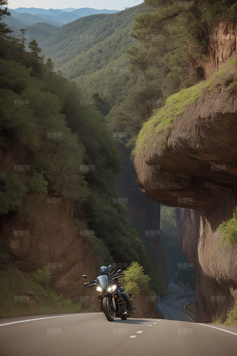 峡谷之旅穿越壮丽峡谷的摩托壮游