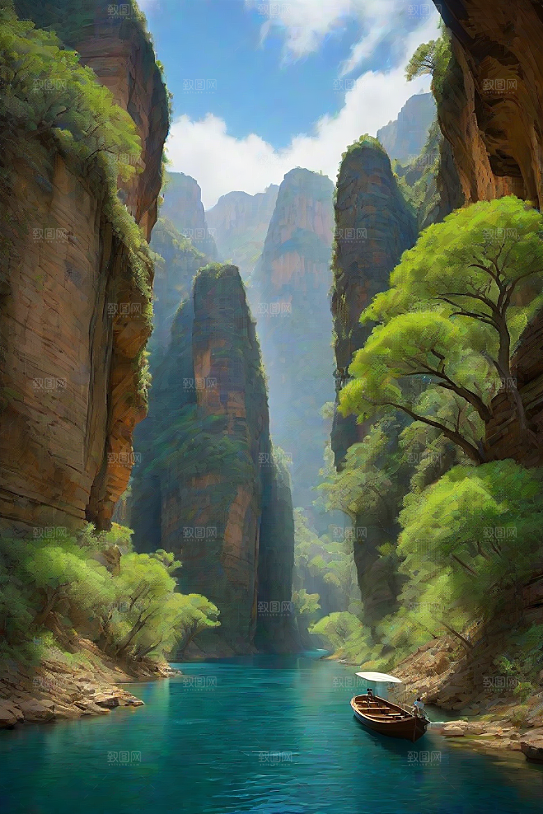 航行穿越穿越壮丽峡谷