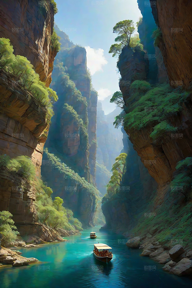 航行穿越穿越壮丽峡谷