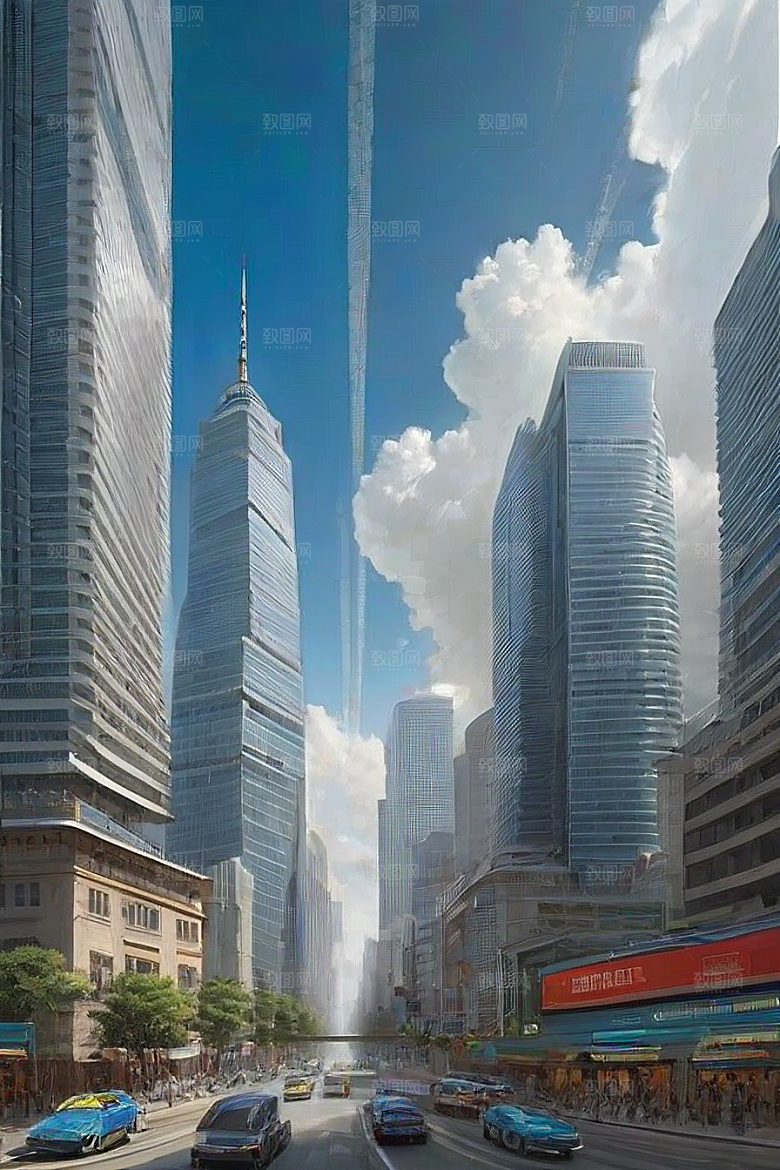 都市飞天摩天大楼与飞机的融合之旅