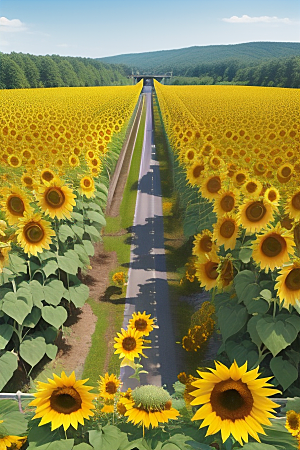 太阳花之旅公路上的温暖与喜悦