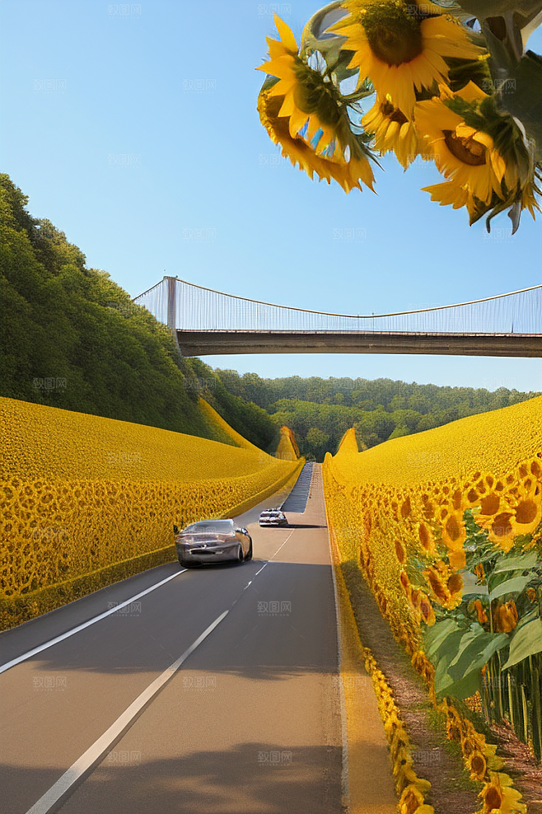 太阳花之旅公路上的温暖与喜悦
