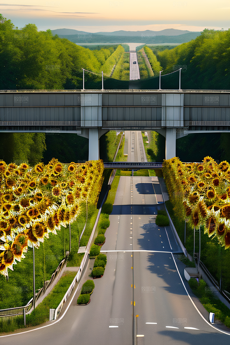 太阳花之旅公路上的温暖与喜悦