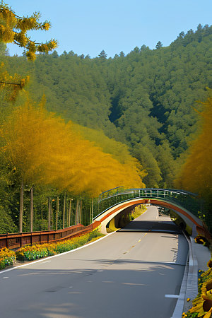 太阳花之旅公路上的温暖与喜悦