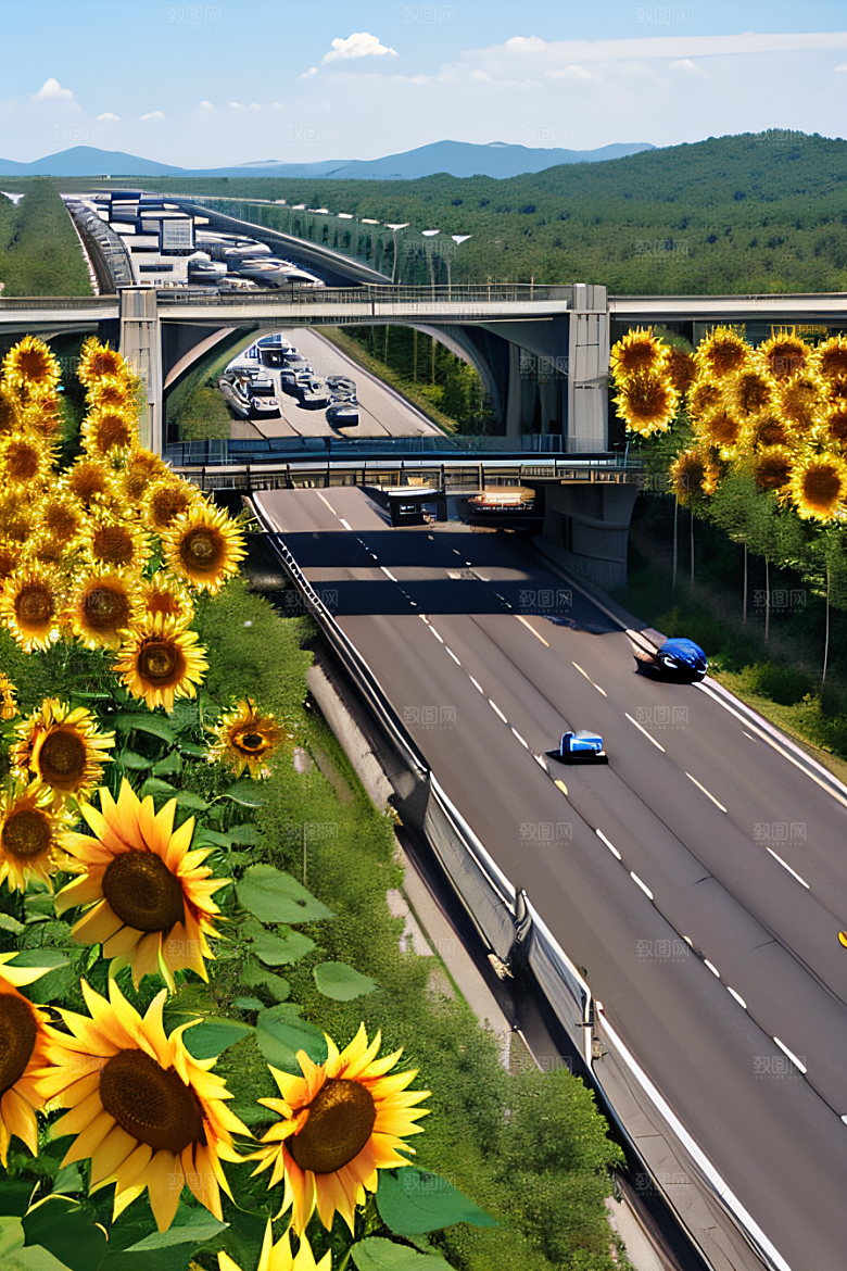 太阳花之旅公路上的温暖与喜悦