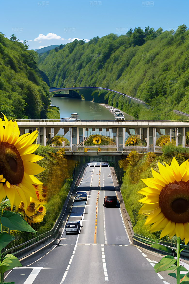 太阳花之旅公路上的温暖与喜悦