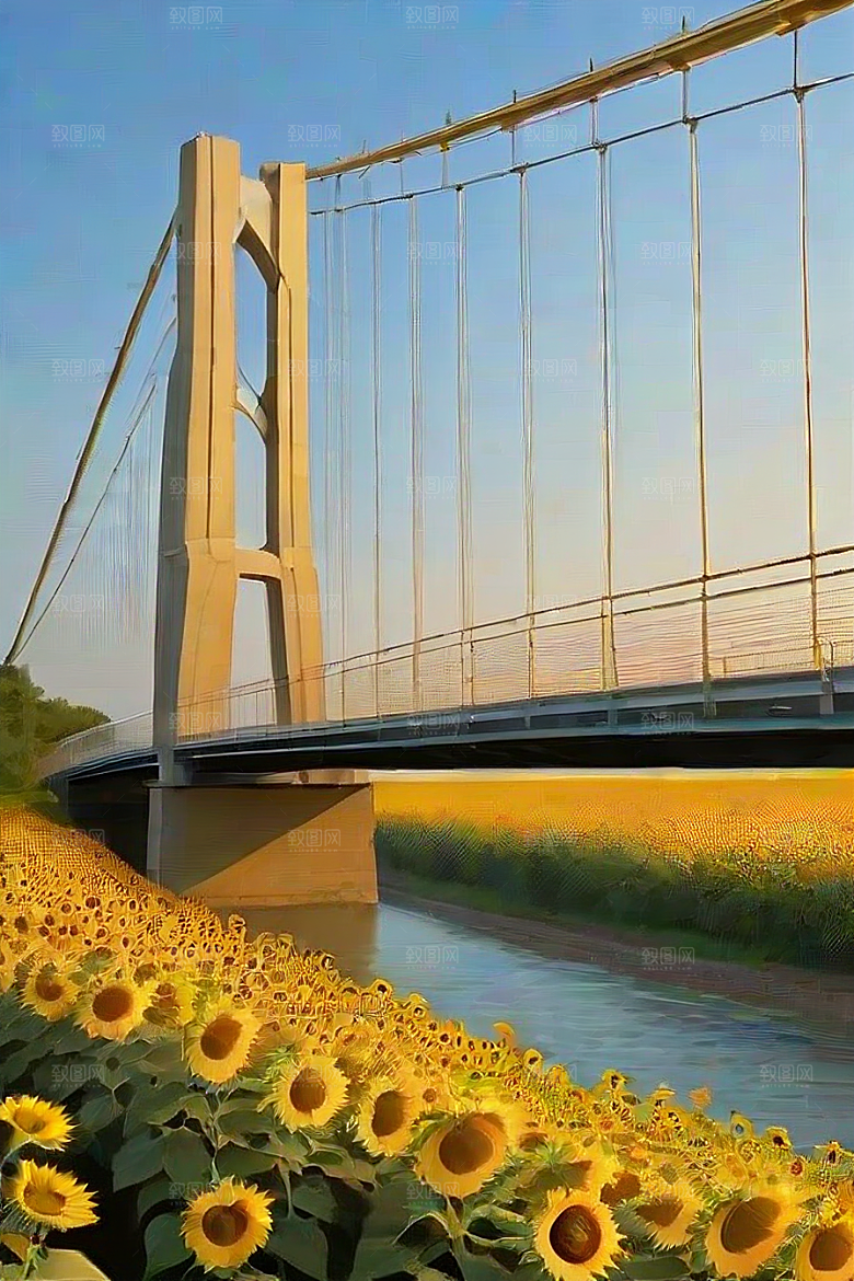 天堂之路太阳花引路桥梁相伴