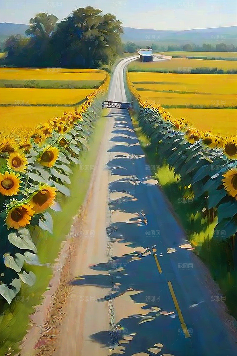 探索与自由沿着风景如画的公路踏上冒险之旅