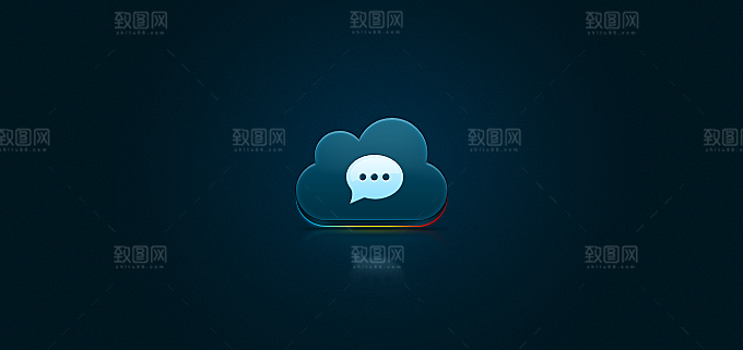 云图标PSD分层下载