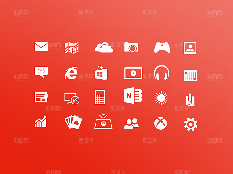 Windows8地铁图标