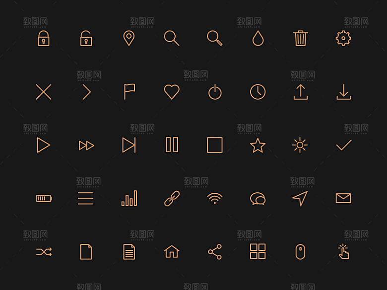 迷你图标设计源文件