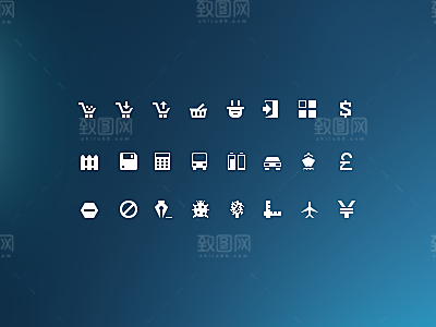 迷你字形图标源文件