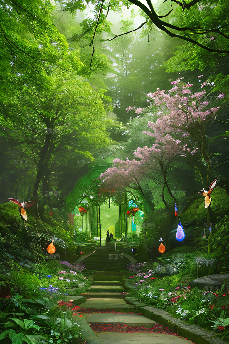 魔幻森林中的奇幻世界