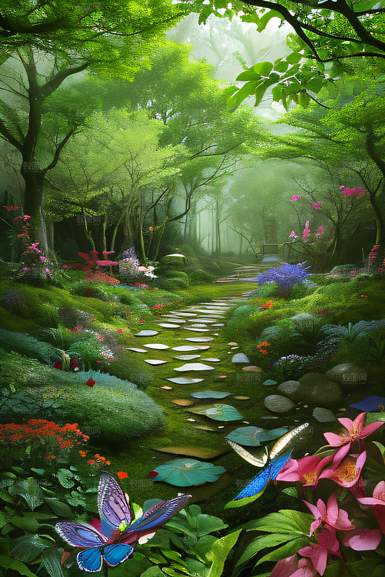 魔幻森林中的奇幻世界