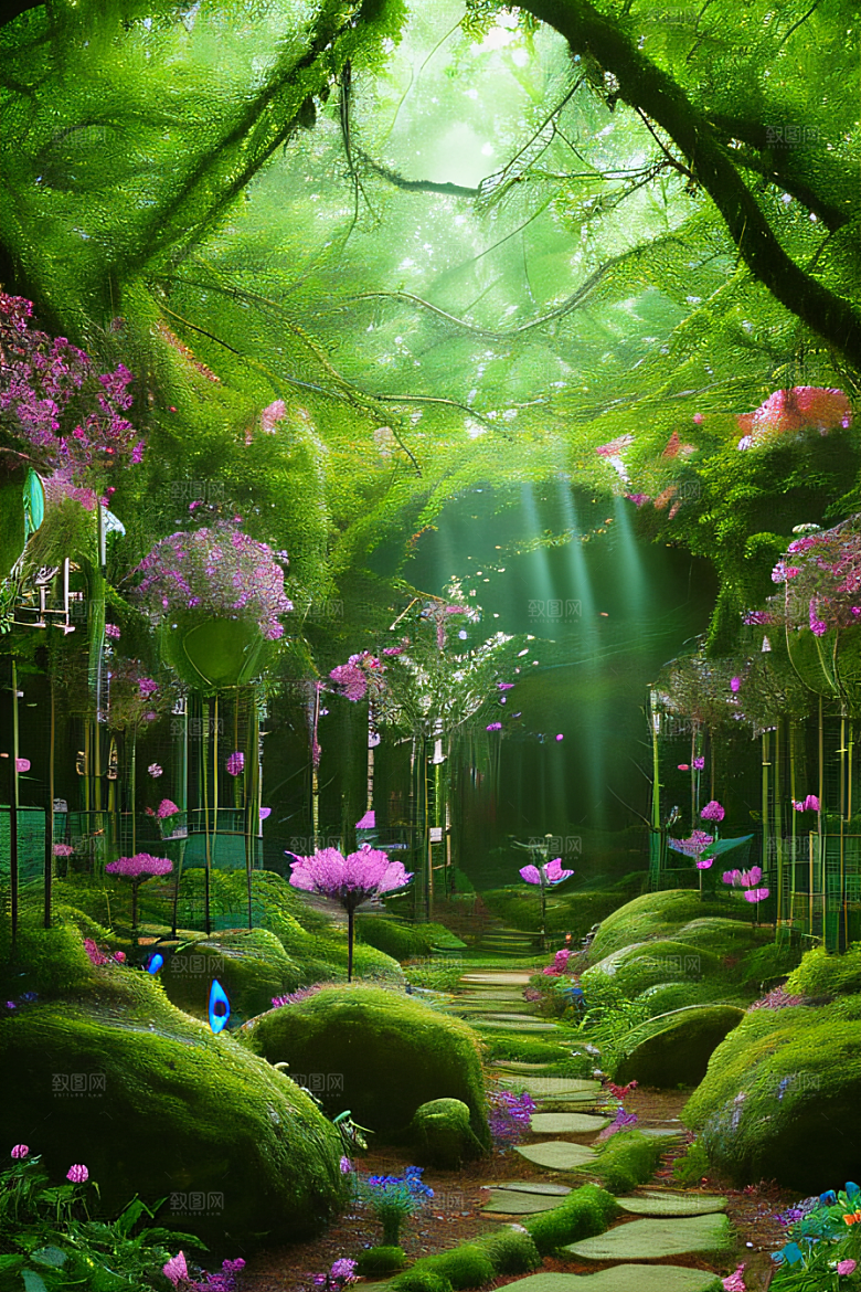 魔幻森林中的奇幻世界