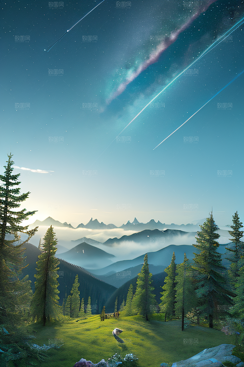 夜空中的星辰交响