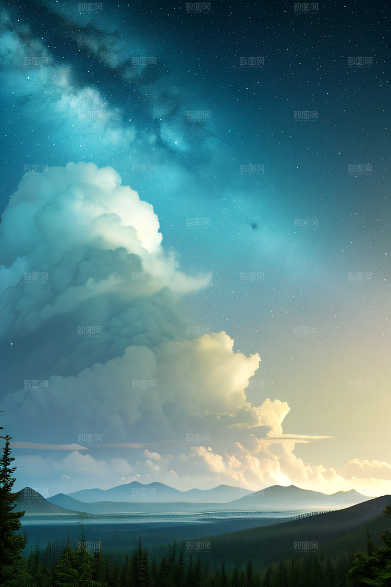 夜空中的星辰交响