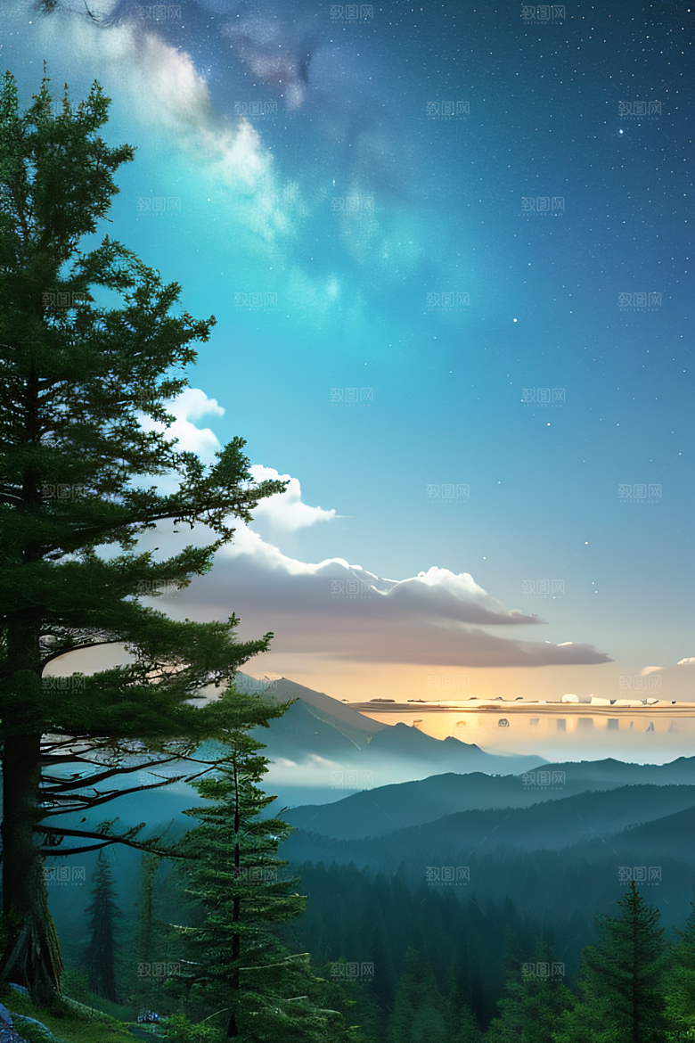 夜空中的星辰交响