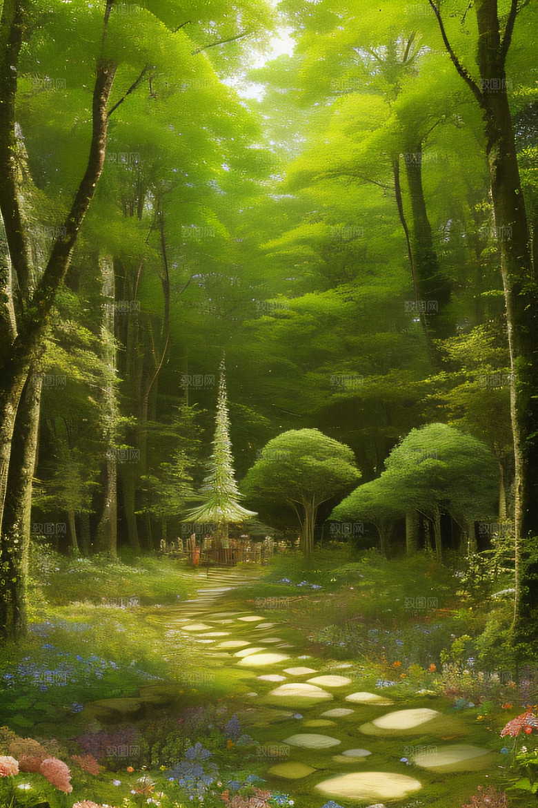魔幻森林中的奇幻世界