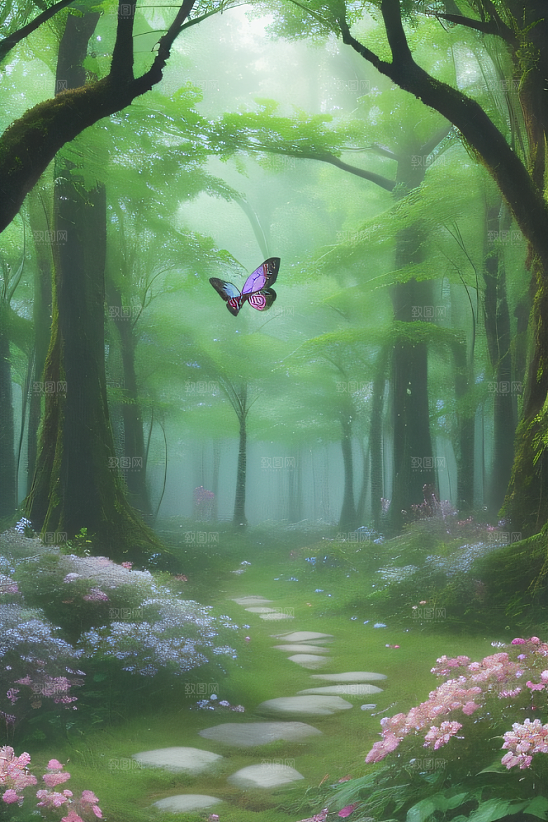 魔幻森林中的奇幻世界