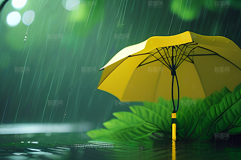 崔白在雨中的艺术表达