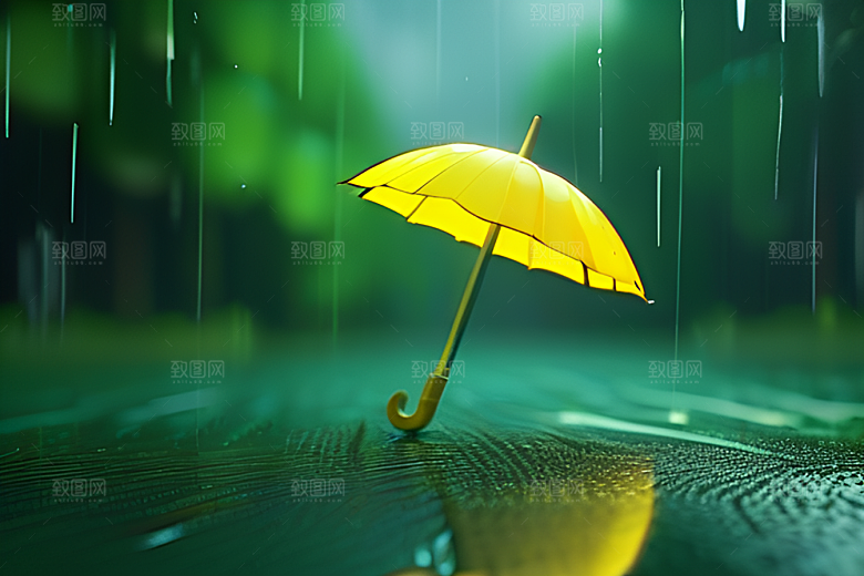 崔白在雨中的艺术表达