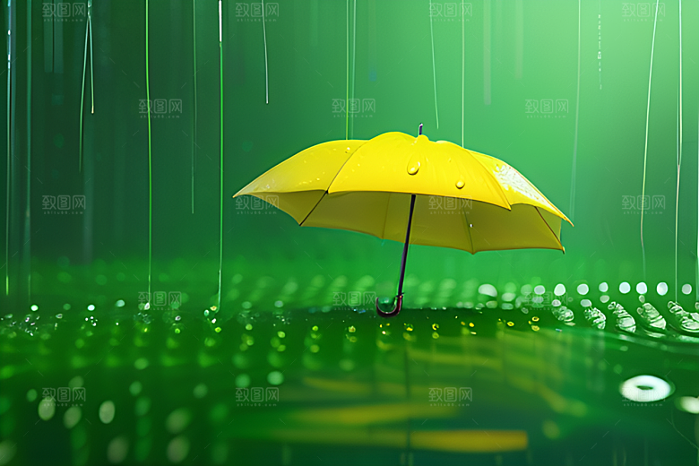 崔白在雨中的艺术表达