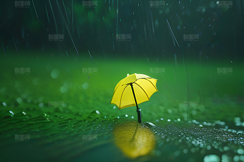 崔白在雨中的艺术表达