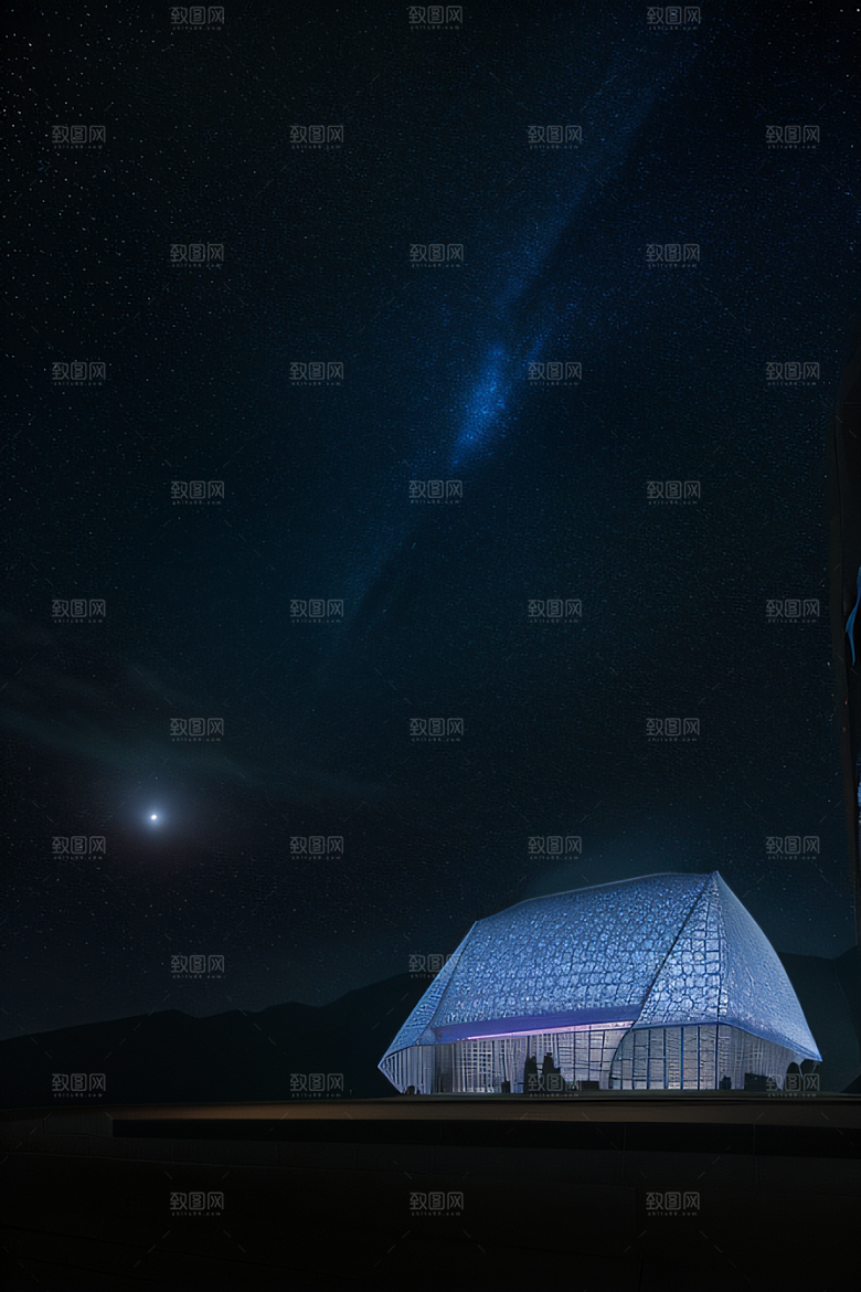 玻璃宫殿建筑中的奇幻之旅