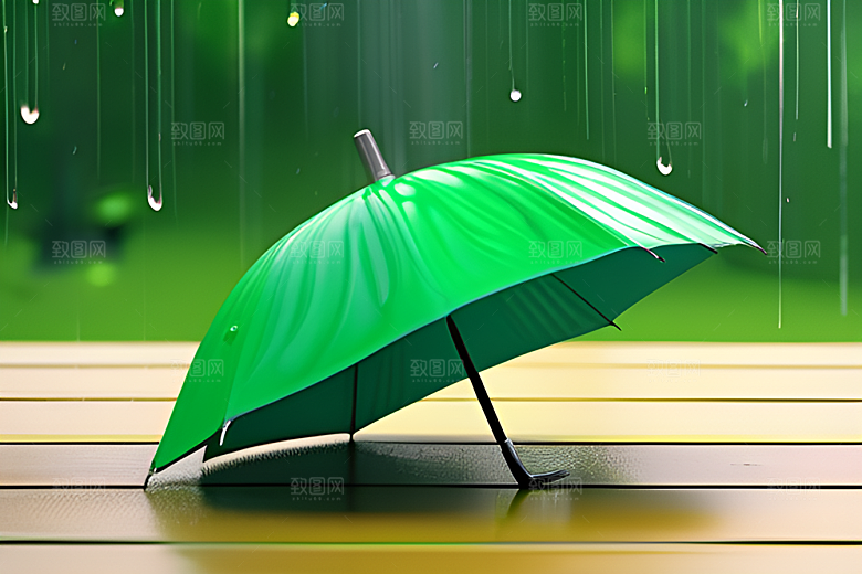 崔白与雨水的完美交融