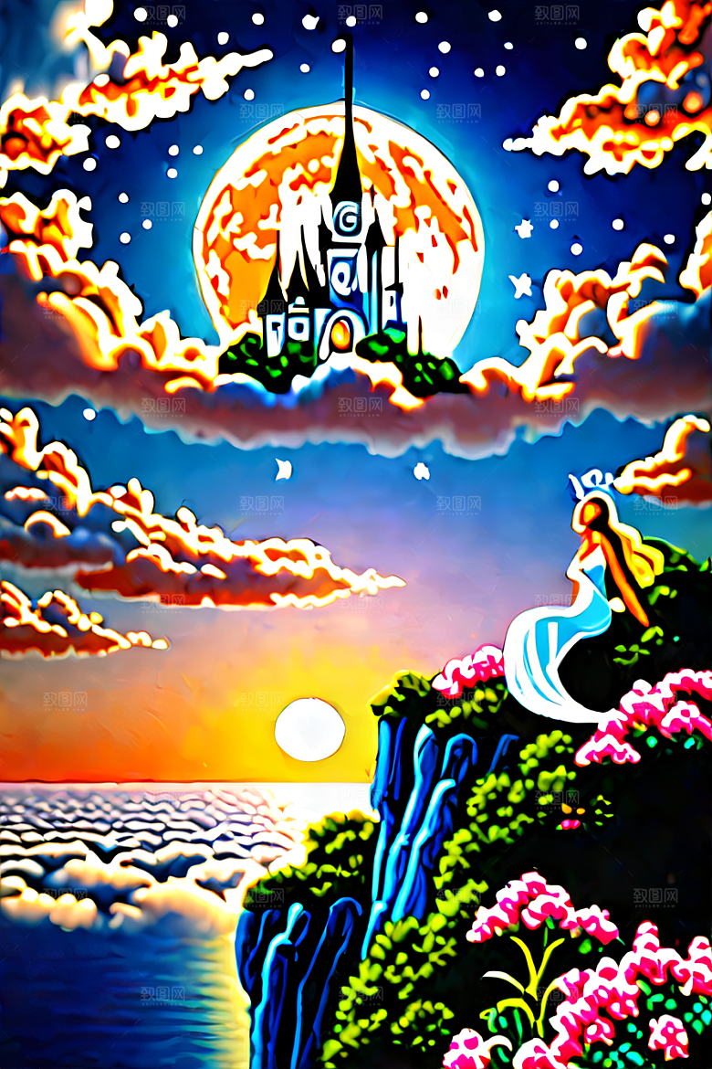 魔幻的美丽梦境绘画艺术