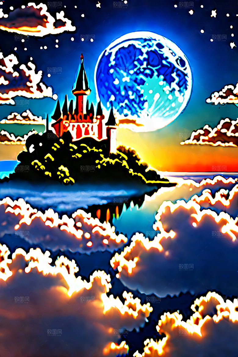 魔幻的美丽梦境绘画艺术