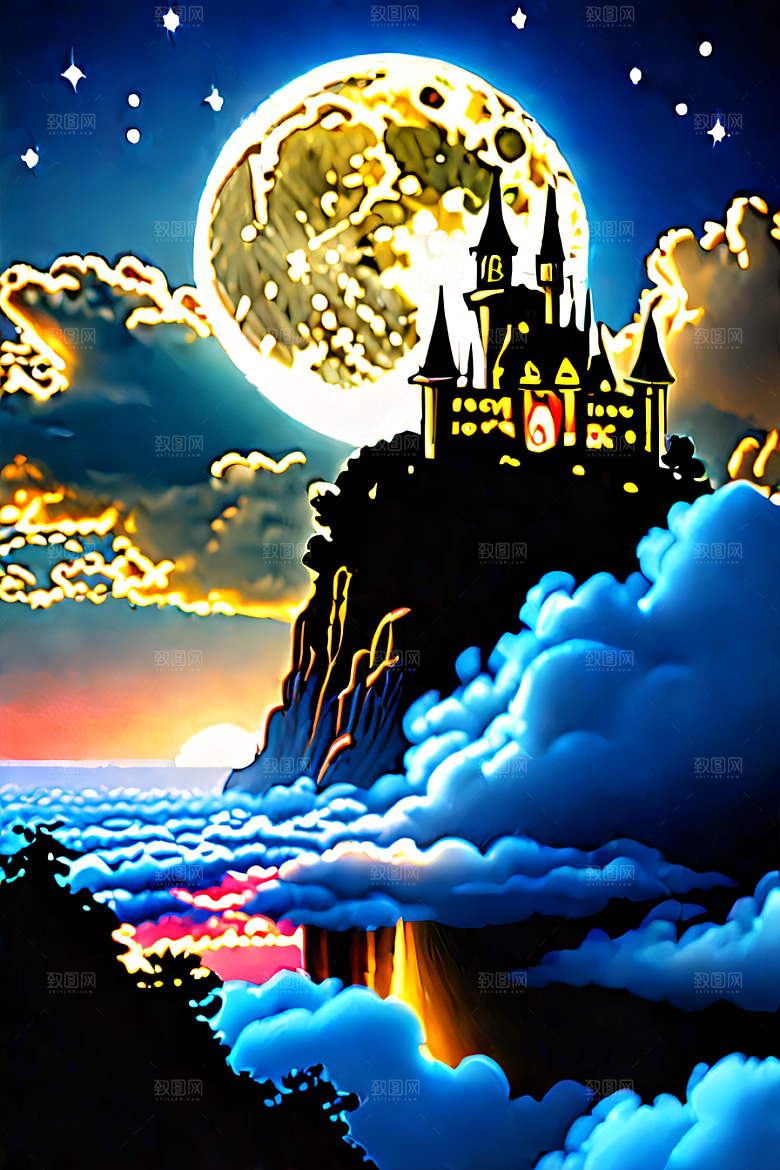 缤纷的童话世界绘画艺术