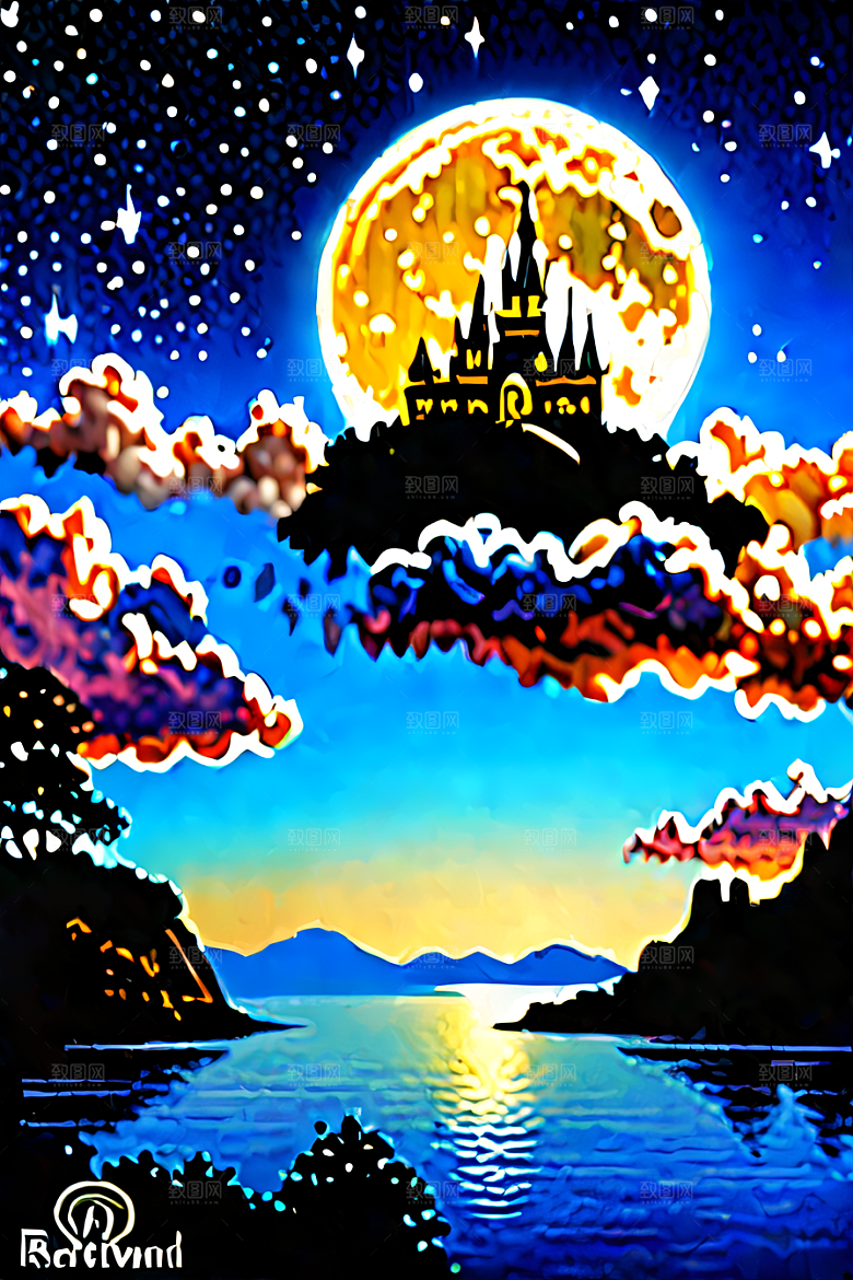 缤纷的童话世界绘画艺术