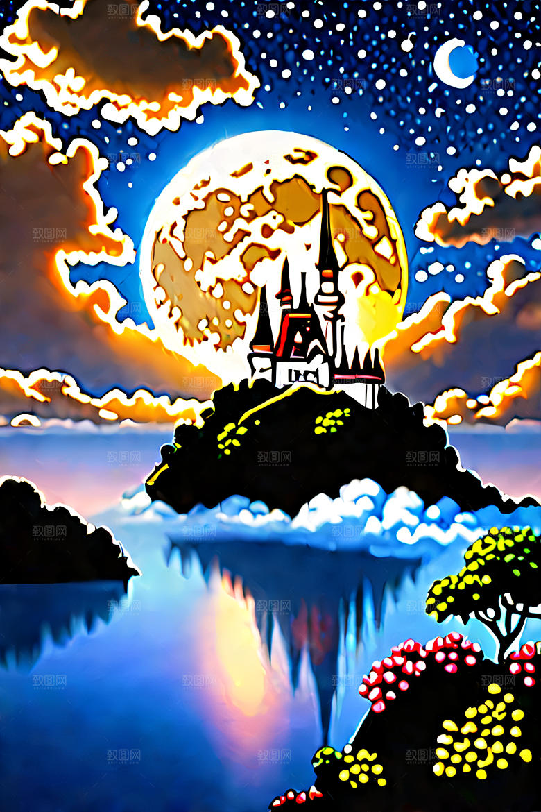 缤纷的童话世界绘画艺术