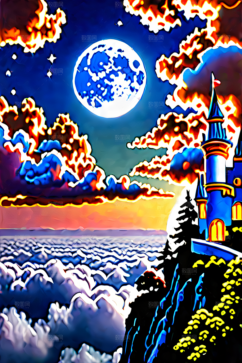 缤纷的童话世界绘画艺术