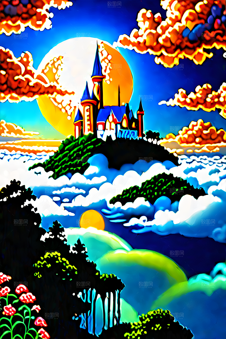美人鱼的传说绘画艺术