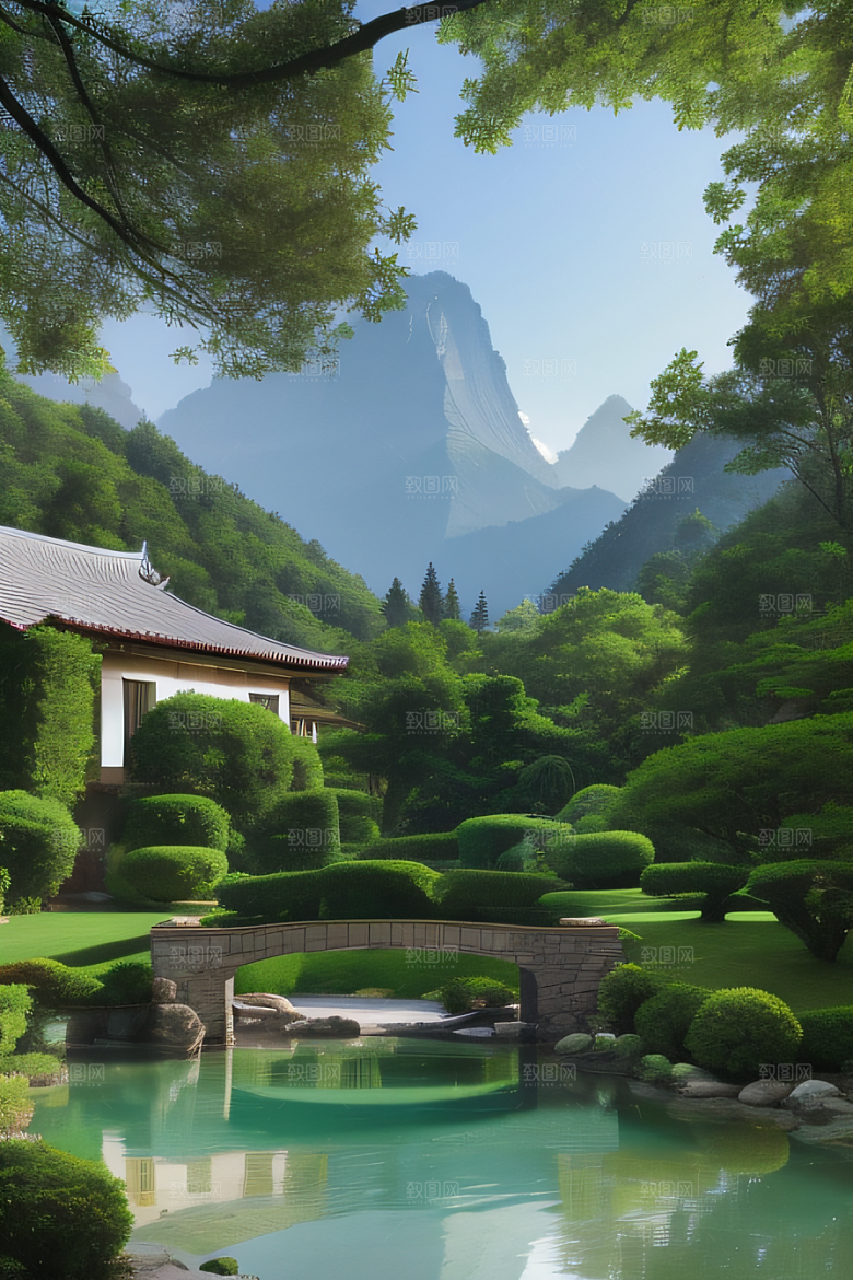山水佳境别墅中的静谧与景致