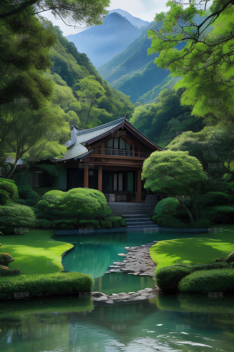 山水佳境别墅中的静谧与景致
