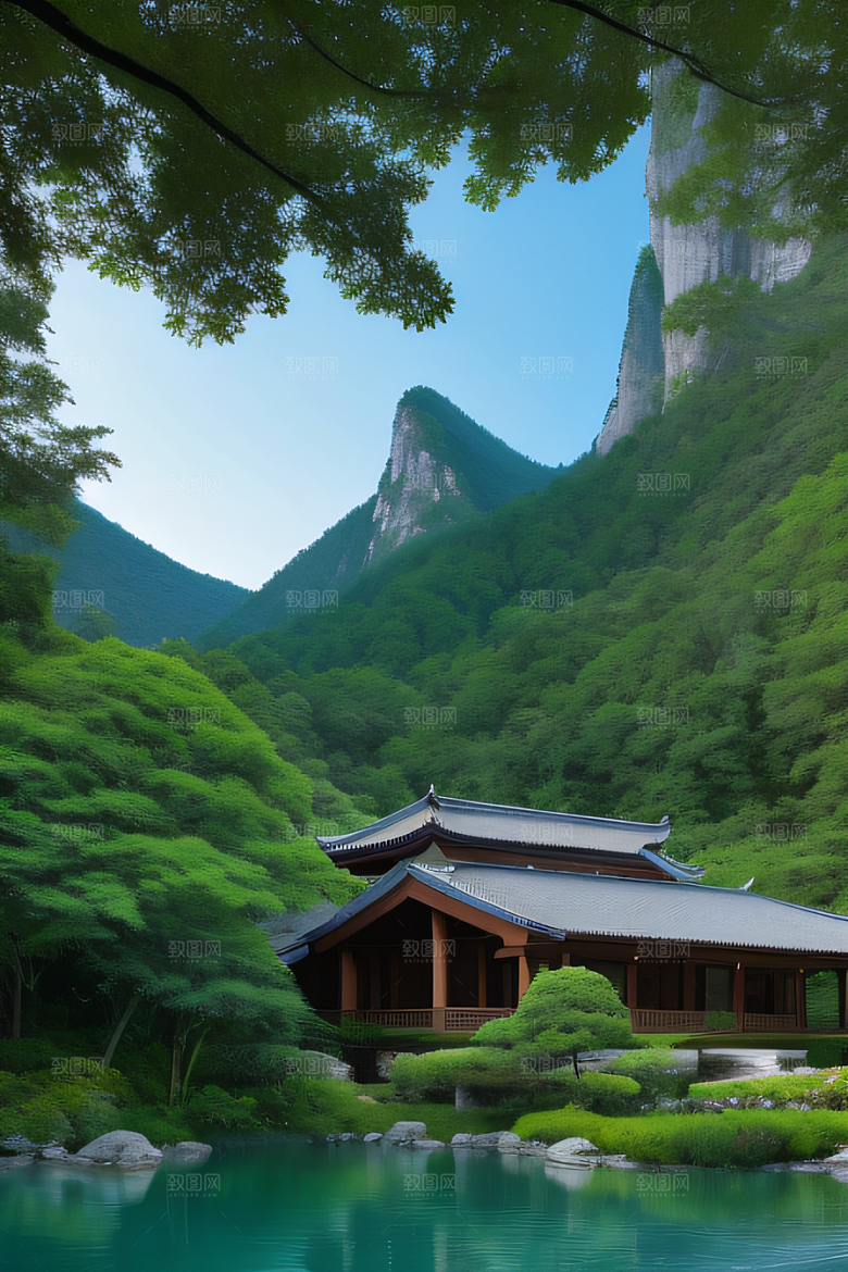 山间别墅与自然相融的宁静之地