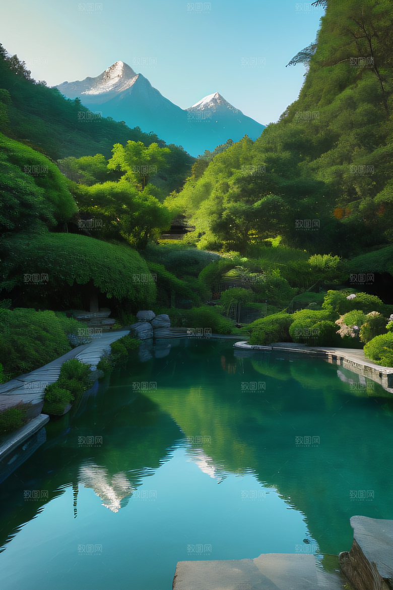 山间别墅与自然相融的宁静之地